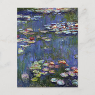 Claude Monet Seerosen Postkarte