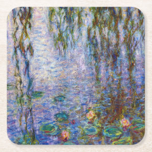 Claude Monet - Seerosen Rechteckiger Pappuntersetzer