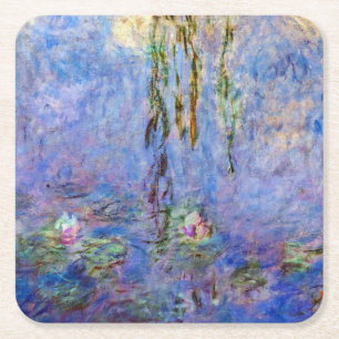 Claude Monet - Seerosen Rechteckiger Pappuntersetzer