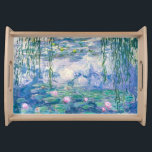 CLAUDE MONET - Seerosen Tablett<br><div class="desc">CLAUDE MONET - WasserlililieÖl auf Leinwand; Wiedergabe</div>