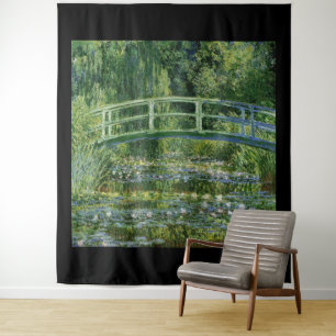 Claude Monet, Seerosen und die Japanische Brücke Wandteppich