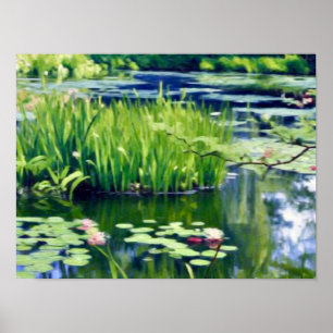 Claude Monet Seerosenteich Giverny Poster