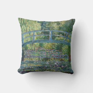 Claude Monet - Seerosenteich, Grüne Harmonie Kissen