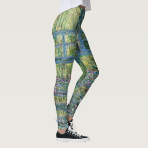 Claude Monet - Seerosenteich, Grüne Harmonie Leggings