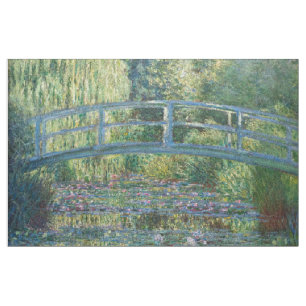 Claude Monet - Seerosenteich, Grüne Harmonie Stoff