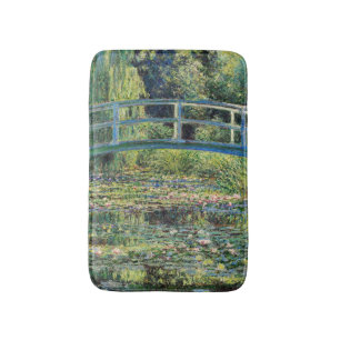 Claude Monet - Seerosenteich & Japan-Brücke Badematte