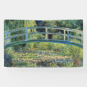 Claude Monet - Seerosenteich & Japan-Brücke Banner