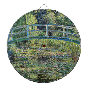 Claude Monet - Seerosenteich & Japan-Brücke Dartscheibe