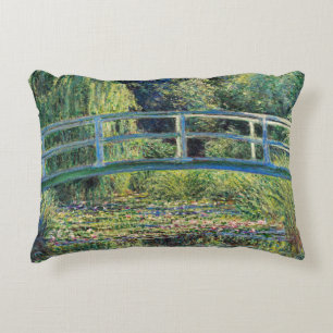 Claude Monet - Seerosenteich & Japan-Brücke Dekokissen