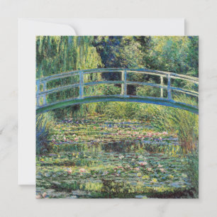Claude Monet - Seerosenteich & Japan-Brücke Einladung