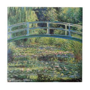 Claude Monet - Seerosenteich & Japan-Brücke Fliese