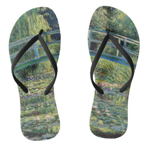 Claude Monet - Seerosenteich & Japan-Brücke Flip Flops