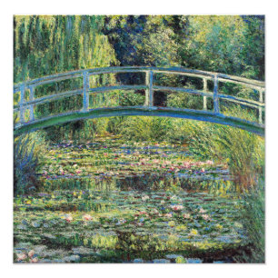 Claude Monet - Seerosenteich & Japan-Brücke Fotodruck