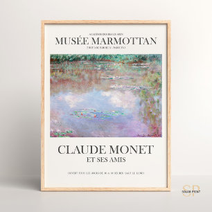 Claude Monet Seerosenteich Kunstprint Vintage Poster