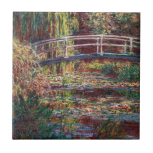 Claude Monet - Seerosenteich, Rosa Harmonie Fliese