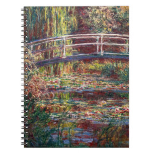 Claude Monet - Seerosenteich, Rosa Harmonie Notizblock