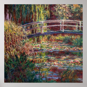 Claude Monet - Seerosenteich, Rosa Harmonie Poster