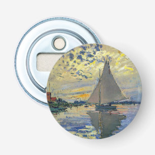 Claude Monet - Segelboot in Le Petit-Gennevilliers Flaschenöffner