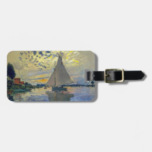 Claude Monet - Segelboot in Le Petit-Gennevilliers Gepäckanhänger