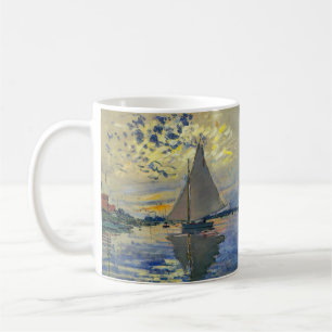 Claude Monet - Segelboot in Le Petit-Gennevilliers Kaffeetasse