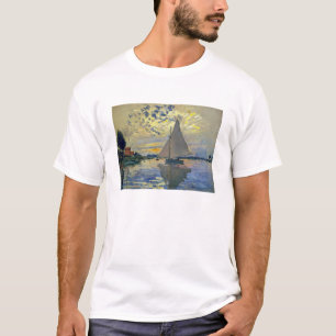 Claude Monet - Segelboot in Le Petit-Gennevilliers T-Shirt