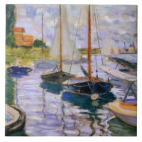 Claude Monet - Segelboote auf der Seine