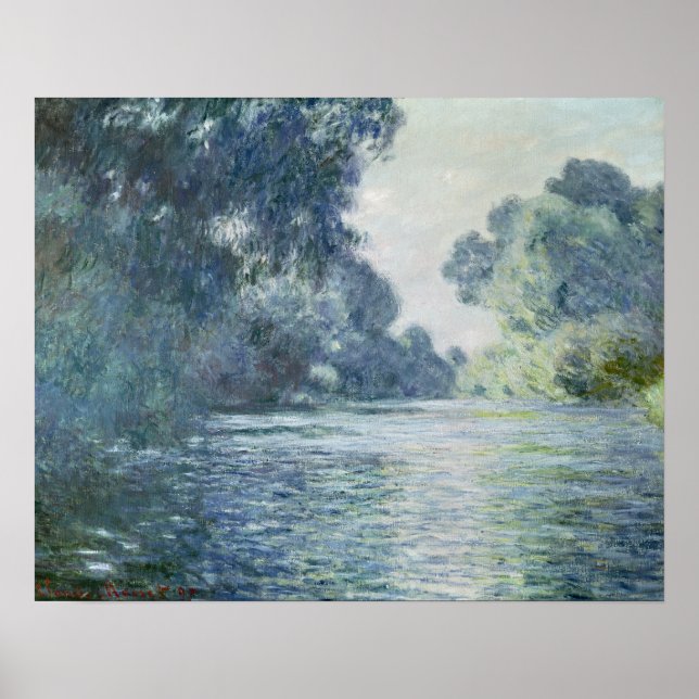 Claude Monet | Seine-Abteilung in der Nähe von Giv Poster (Vorne)