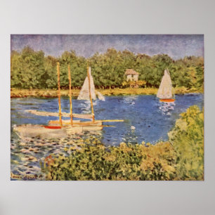 Claude Monet - Seine-Becken in Argenteuil Poster