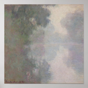 Claude Monet   Seine in Giverny, Morgennebel Poster