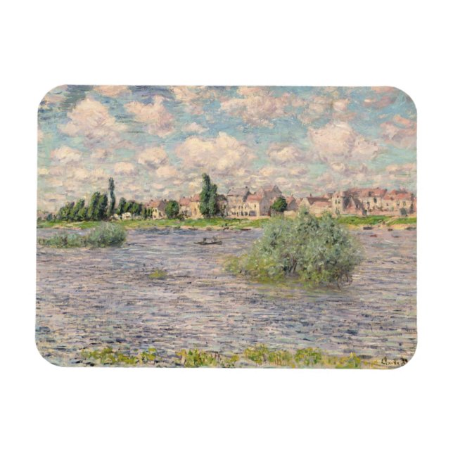 Claude Monet | Seine in Lavacourt Magnet (Horizontal)