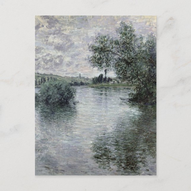 Claude Monet | Seine in Vetheuil, 1879 Postkarte (Vorderseite)