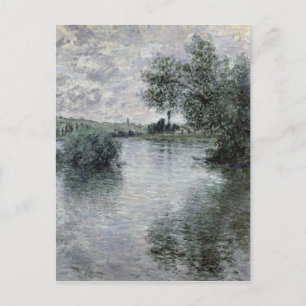 Claude Monet Seine in Vetheuil, 1879 Postkarte