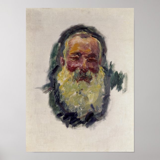 Claude Monet | Selbstportrait, 1917 Poster (Vorne)