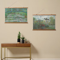 Claude Monet Set 2 Gartenbrücke Alte Französische 