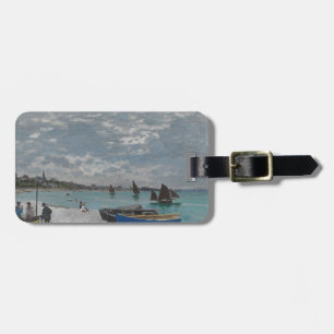Claude Monet Sky Clouds Boats Sea Gepäckanhänger