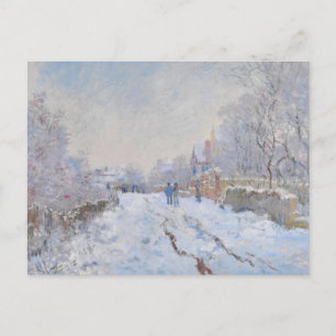 Claude Monet // Snow at Argenteuil Postkarte