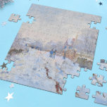 Claude Monet // Snow at Argenteuil Puzzle<br><div class="desc">Ein Werk des berühmten Impressionisten Claude Monet.</div>