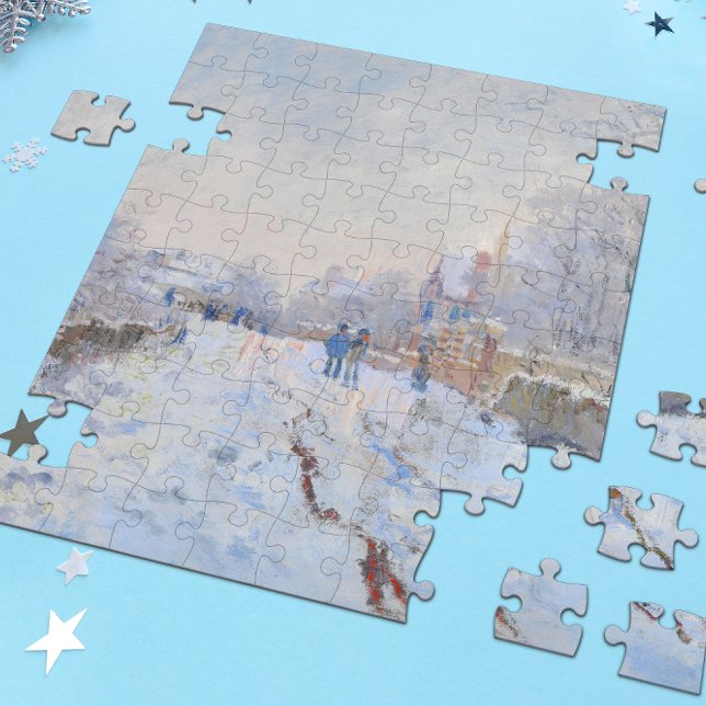 Claude Monet // Snow at Argenteuil Puzzle (Von Creator hochgeladen)