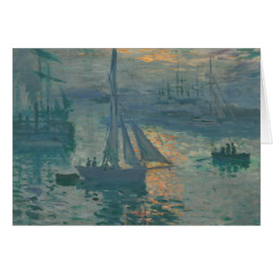 Claude Monet Sonnenaufgang Marine Segelboot Impres