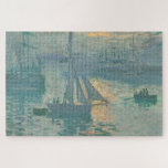 Claude Monet - Sonnenaufgang Puzzle<br><div class="desc">Schöne Kunstmalerei von Booten in einem Sonnenaufgang von Claude Monet. Besuchen Sie unser Geschäft,  um mehr phantastische Monet-Gemälde und Geschenke für Monet-Liebhaber zu entdecken.</div>