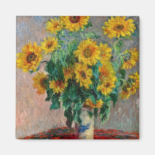 Claude Monet - Sonnenblumen Magnet