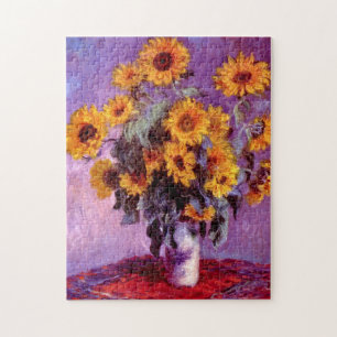 Claude Monet:Sonnenblumen Puzzle