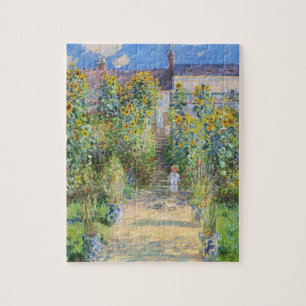 Claude Monet Sonnenblumengarten in Vétheuil Puzzle