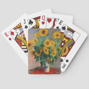 Claude Monet - Sonnenblumenstrauß Spielkarten