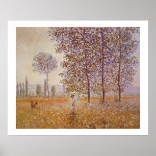 Claude Monet - Sonnenlicht-Effekt unter den Poster
