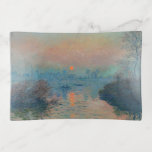 Claude Monet - Sonnenuntergang auf der Seine am La Dekoschale<br><div class="desc">Sonnenuntergang auf der Seine am Lavacourt,  Wintereffekt / Soleil Couchant sur la Seine a Lavacourt,  Effekt d'hiver - Claude Monet,  Öl auf der Leinwand,  1880</div>