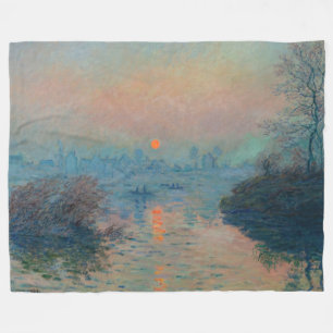 Claude Monet - Sonnenuntergang auf der Seine am La Fleecedecke