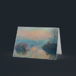 Claude Monet - Sonnenuntergang auf der Seine am La Karte<br><div class="desc">Sonnenuntergang auf der Seine am Lavacourt,  Wintereffekt / Soleil Couchant sur la Seine a Lavacourt,  Effekt d'hiver - Claude Monet,  Öl auf der Leinwand,  1880</div>