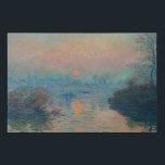 Claude Monet - Sonnenuntergang auf der Seine am La Künstlicher Leinwanddruck<br><div class="desc">Sonnenuntergang auf der Seine am Lavacourt,  Wintereffekt / Soleil Couchant sur la Seine a Lavacourt,  Effekt d'hiver - Claude Monet,  Öl auf der Leinwand,  1880</div>