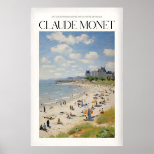 Claude Monet Sonniger Strandtag Wandkunst Poster